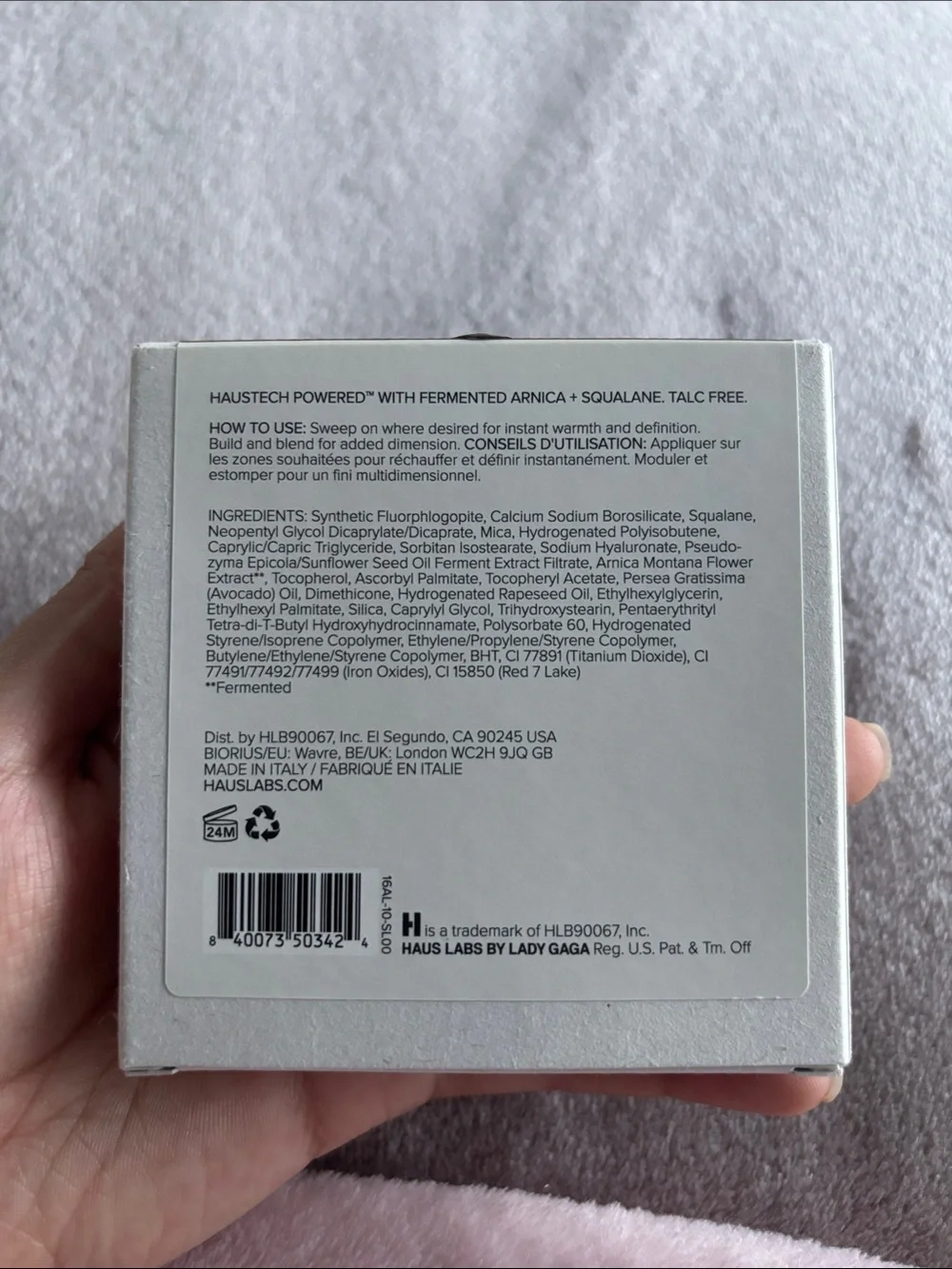 Haus Labs By Lady Gaga Power Sculpt Velvet Bronzer Compact